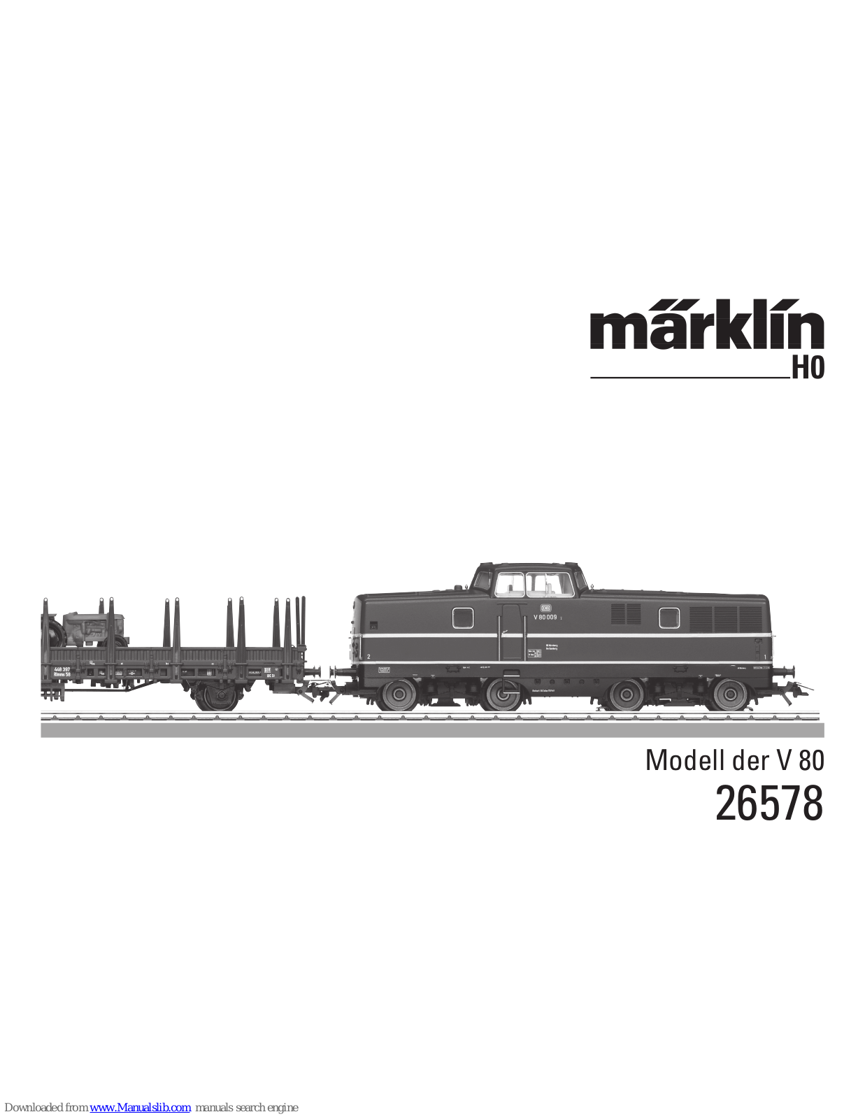 marklin 26578 User Manual