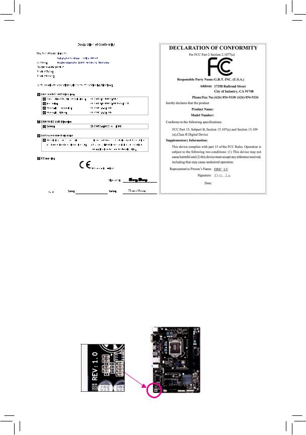 GIGABYTE GA-B85M-D3H Owner's Manual