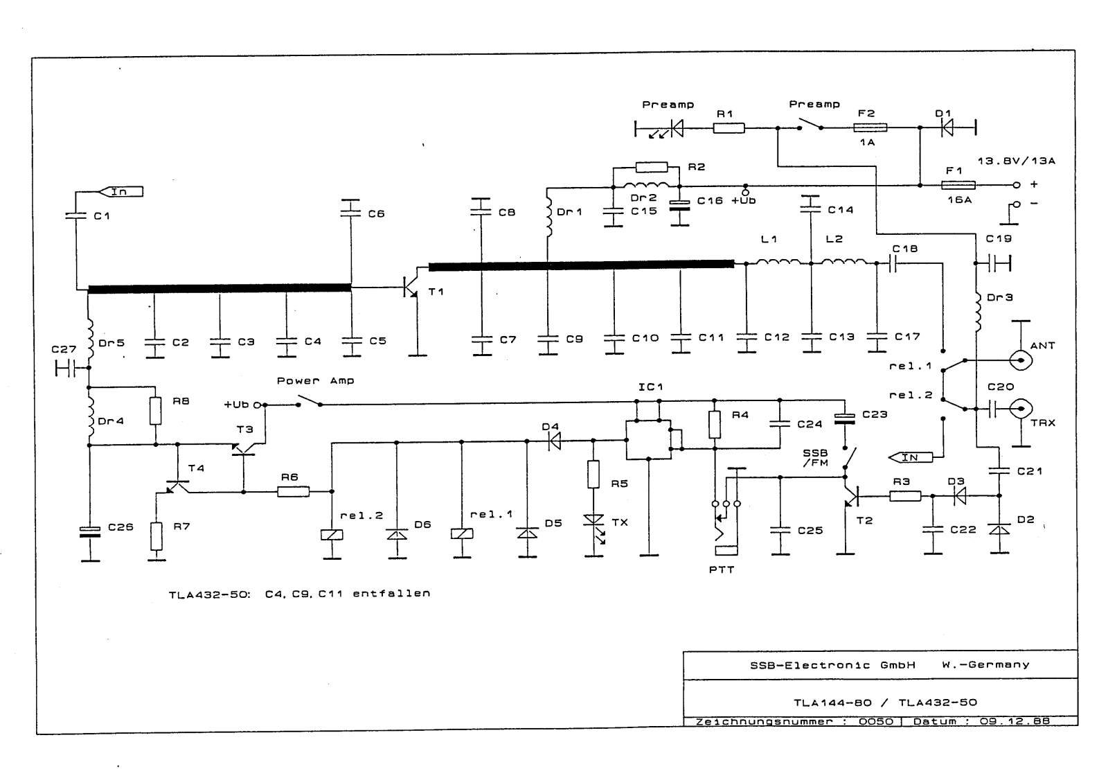 SSB Electronic TLA 432-50 Schematic - ManualMachine.com