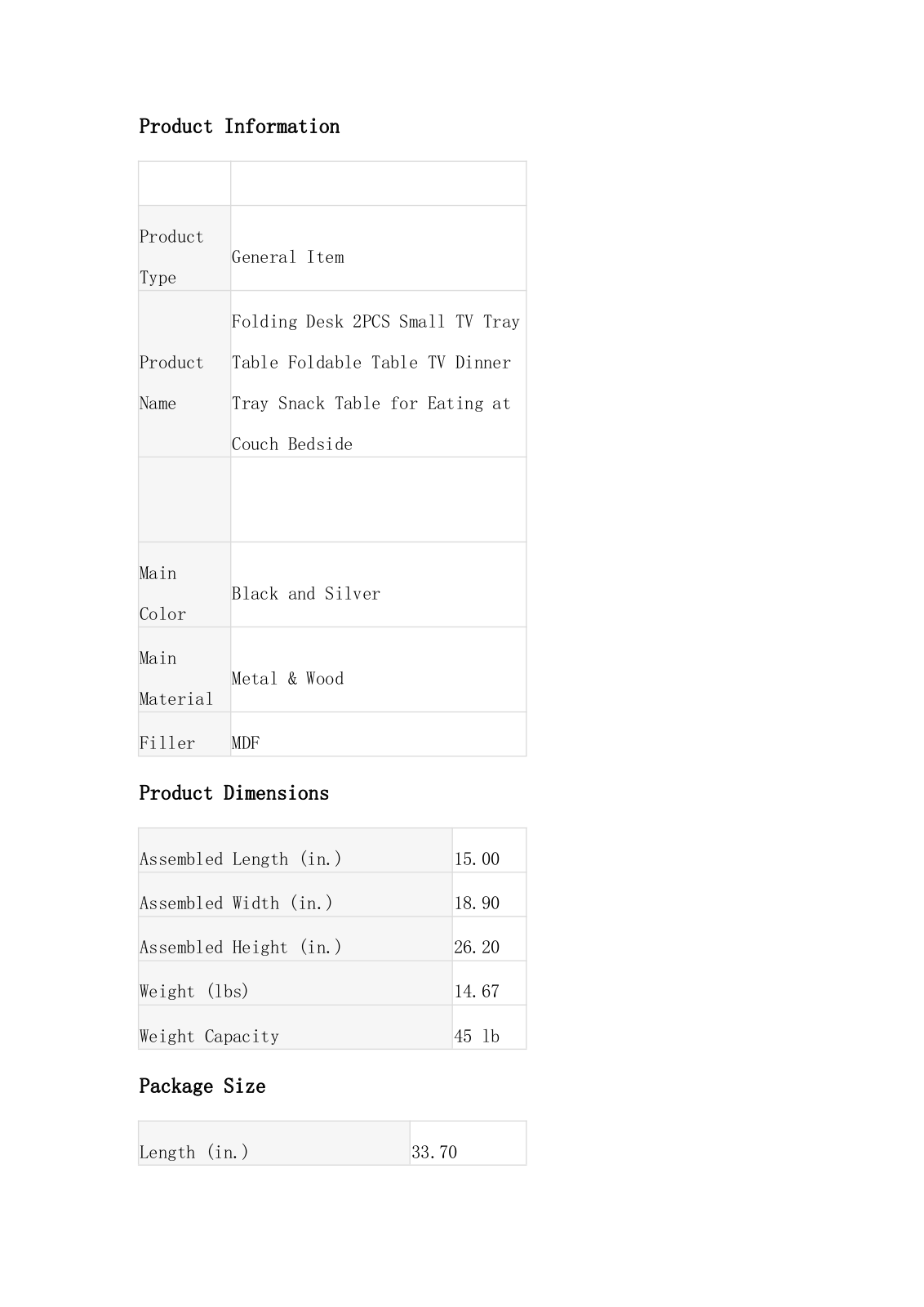 Inbox Zero W007285050 Specifications - ManualMachine.com