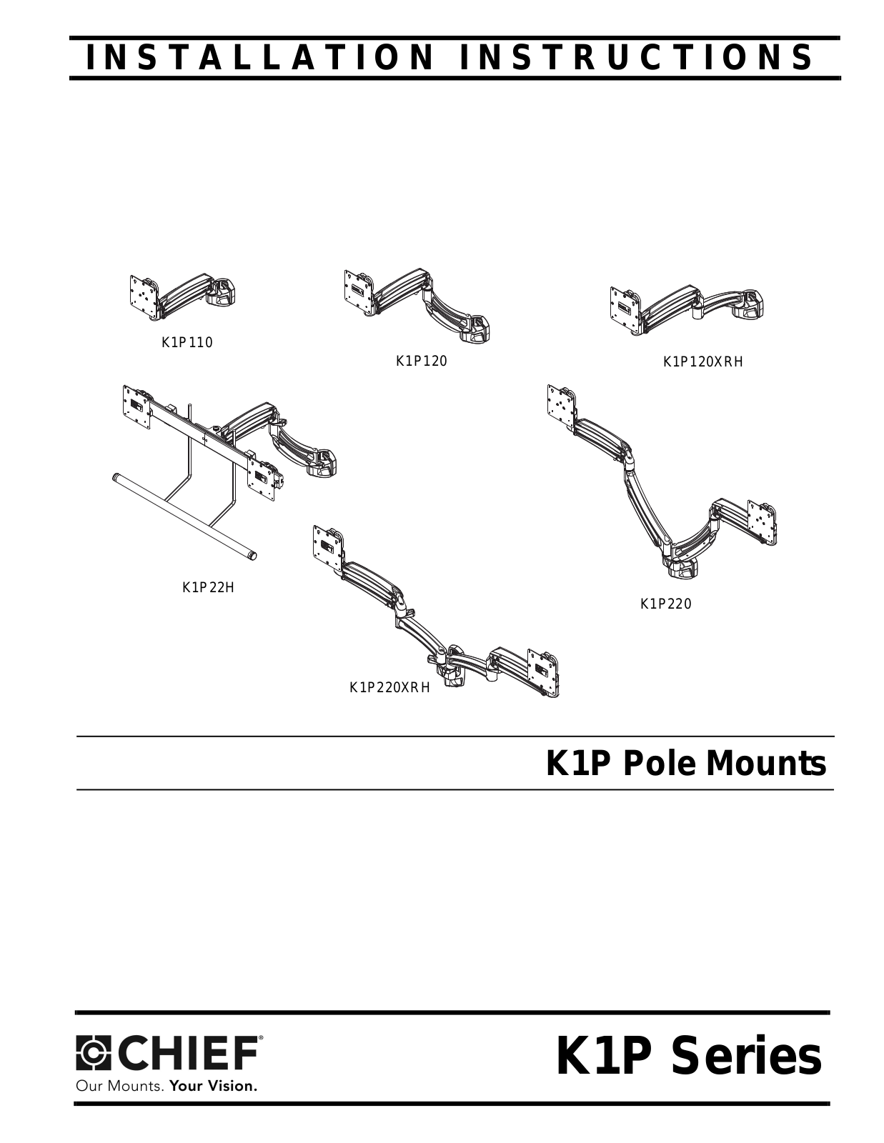 Chief K1P110S Users Guide - ManualMachine.com