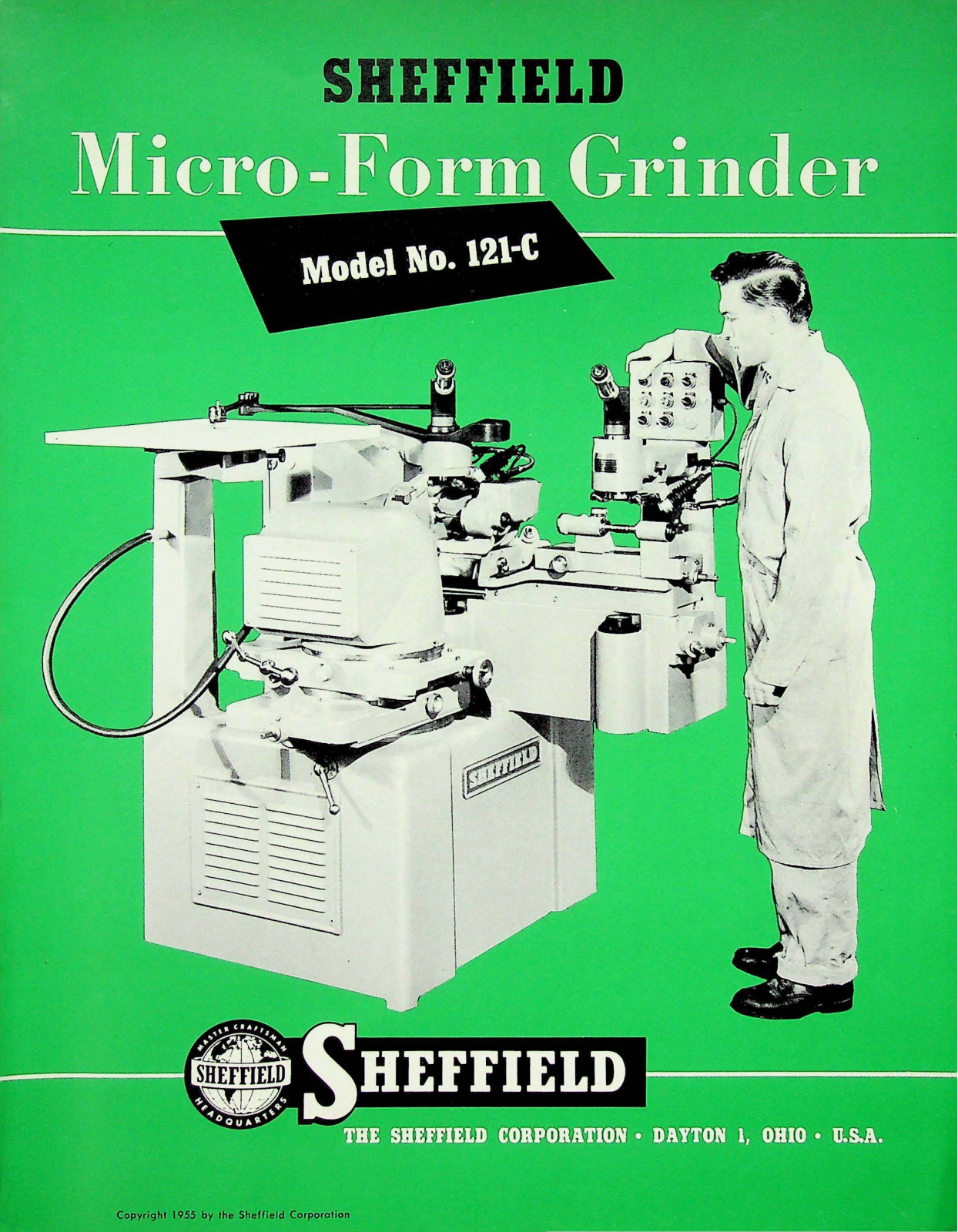 The Sheffield Micro-Form Grinders - Model 121-C Grinder - ManualMachine.com