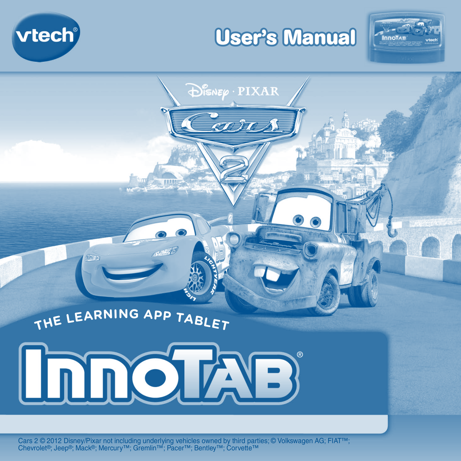 VTech Cars 2 Owner's Manual