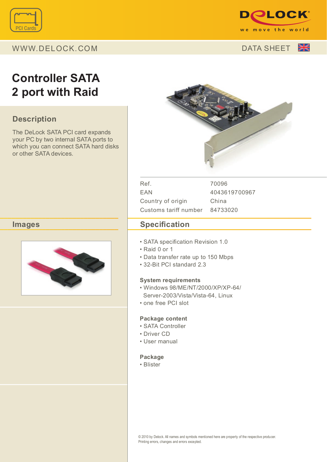 DeLOCK 70096 User Manual