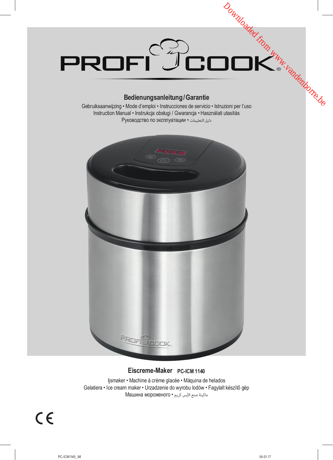 PROFICOOK ICM1140 User Manual