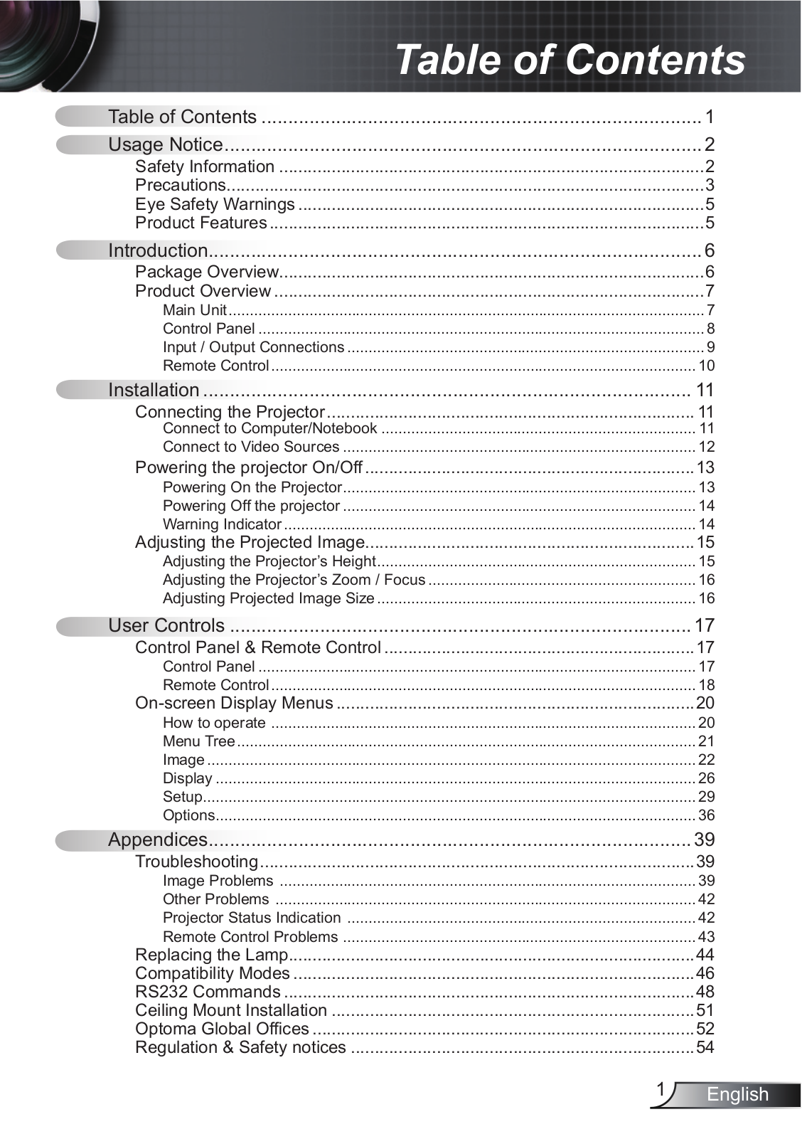 Optoma HD6720 User Manual