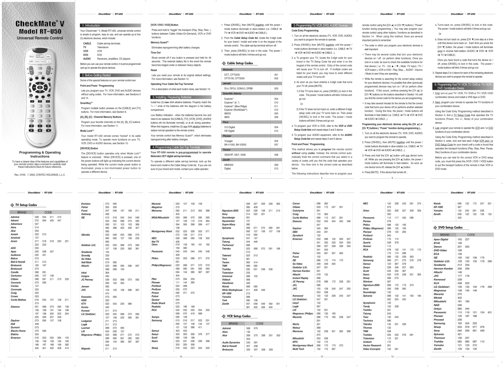 Contec RT-U50 User Manual