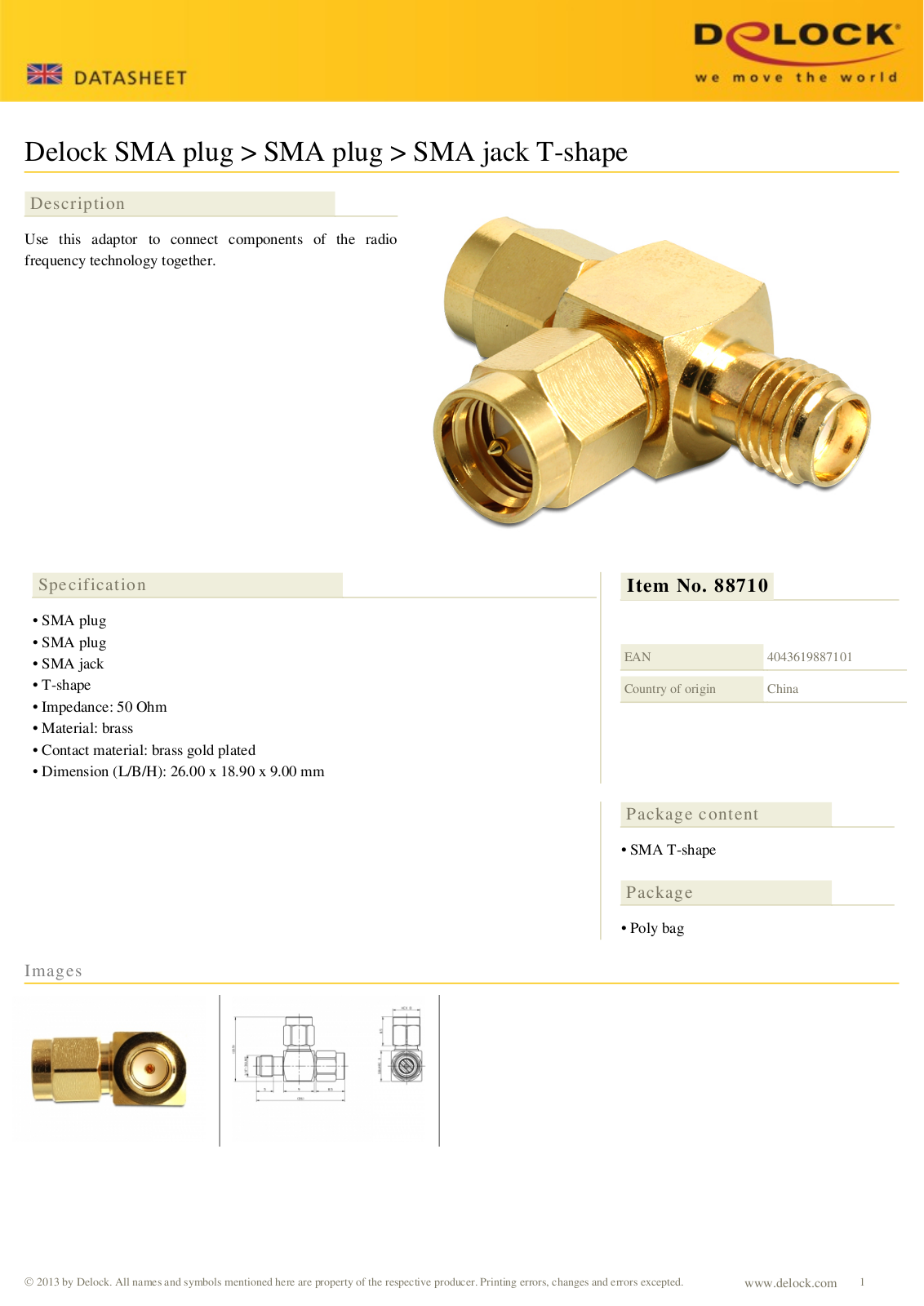 DeLOCK 88710 User Manual