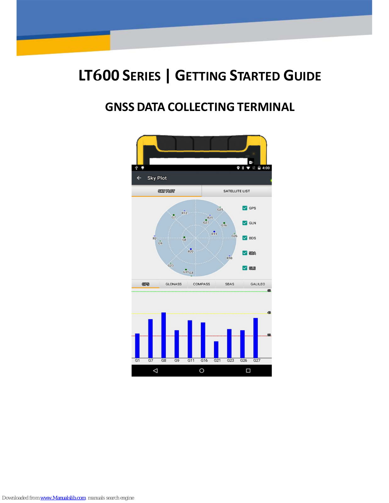 CHC LT600 SERIES Getting Started Manual - ManualMachine.com