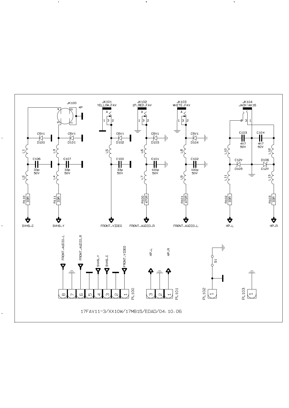 Vestel 17FAV11-3 schematic