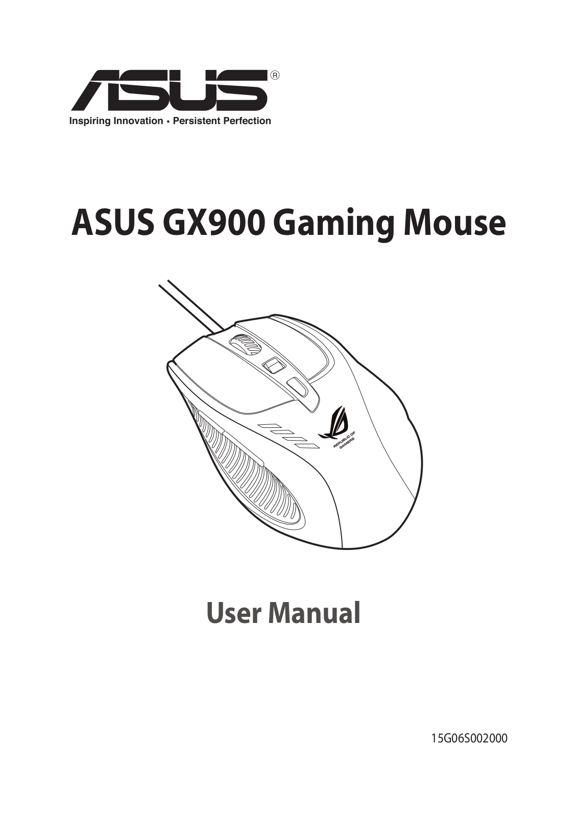 Asus GX900 Quick Installation Guide