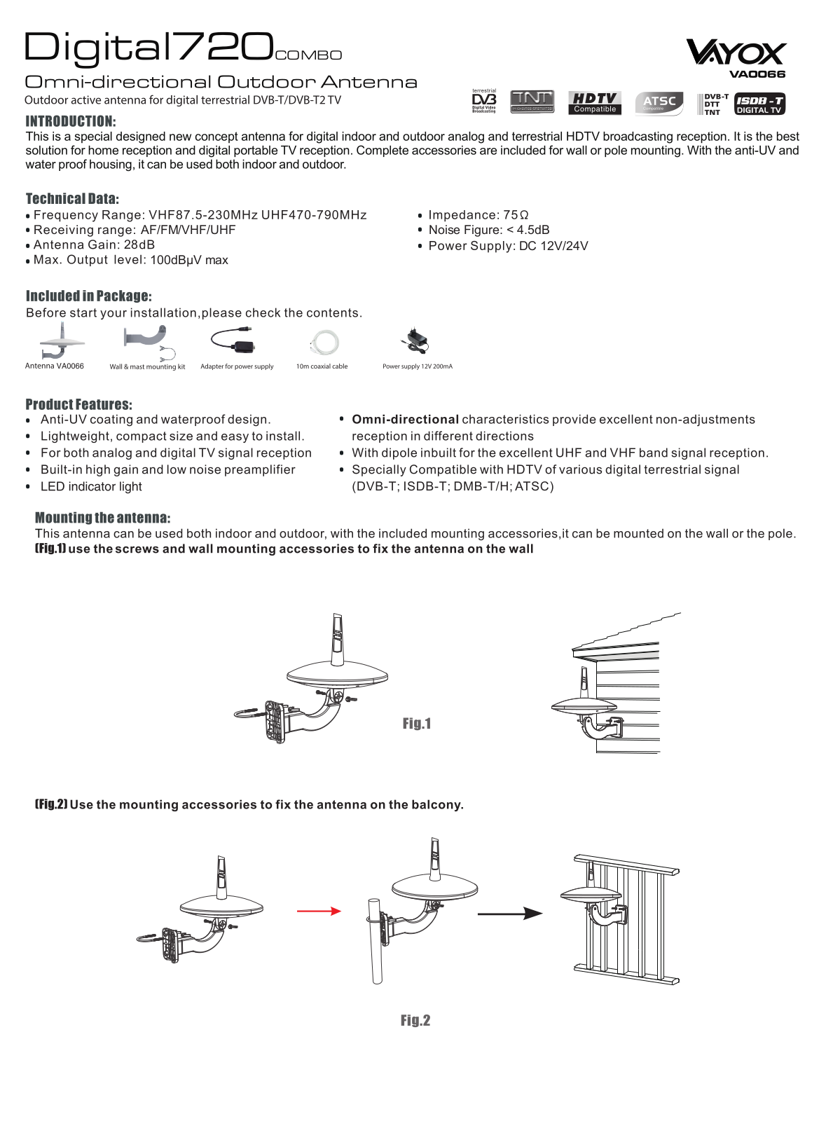 Vayox VA0066 User guide - ManualMachine.com