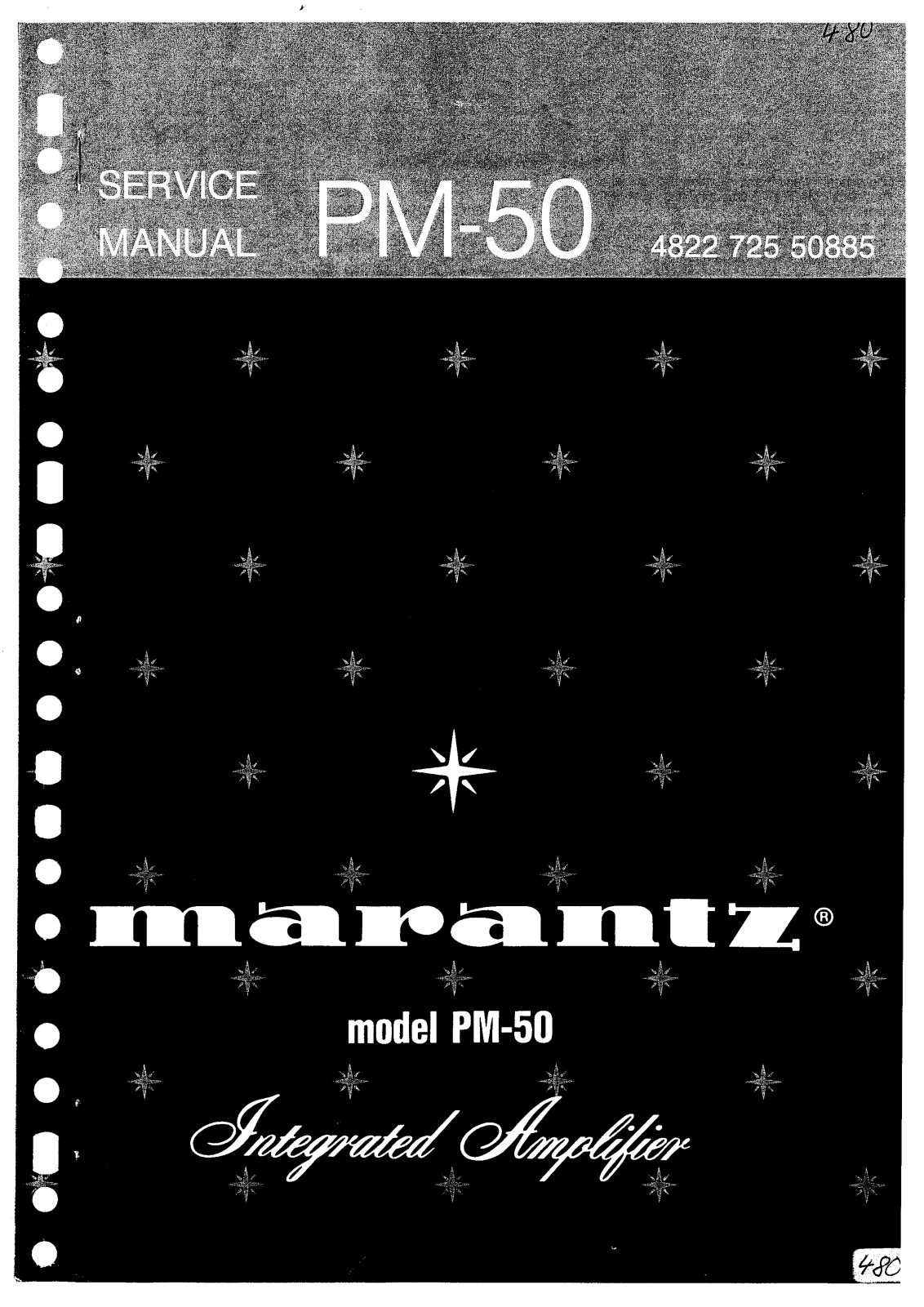 Marantz PM-50 Service Manual