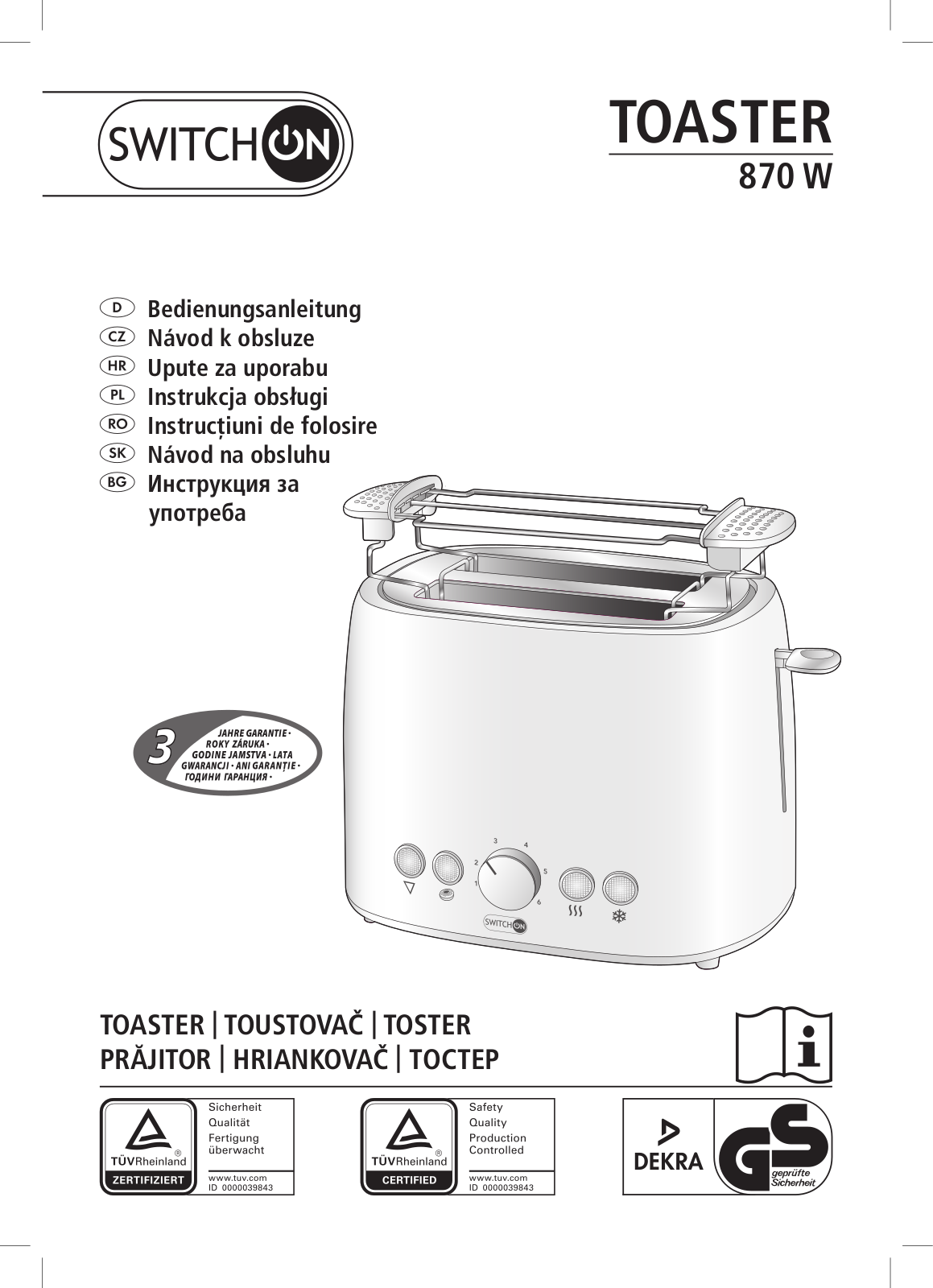 Switch On TO-A201 User Manual