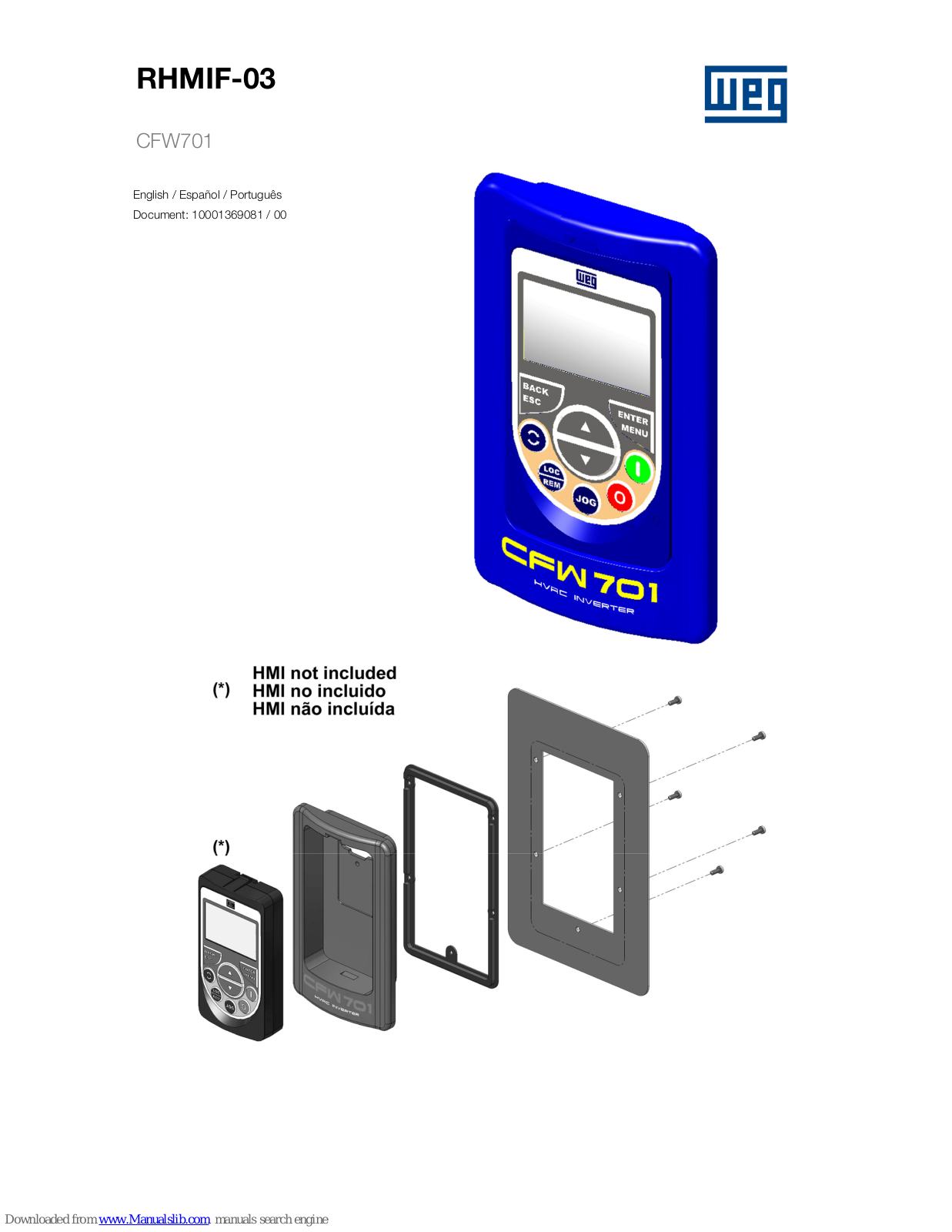 WEG RHMIF-03 User Manual