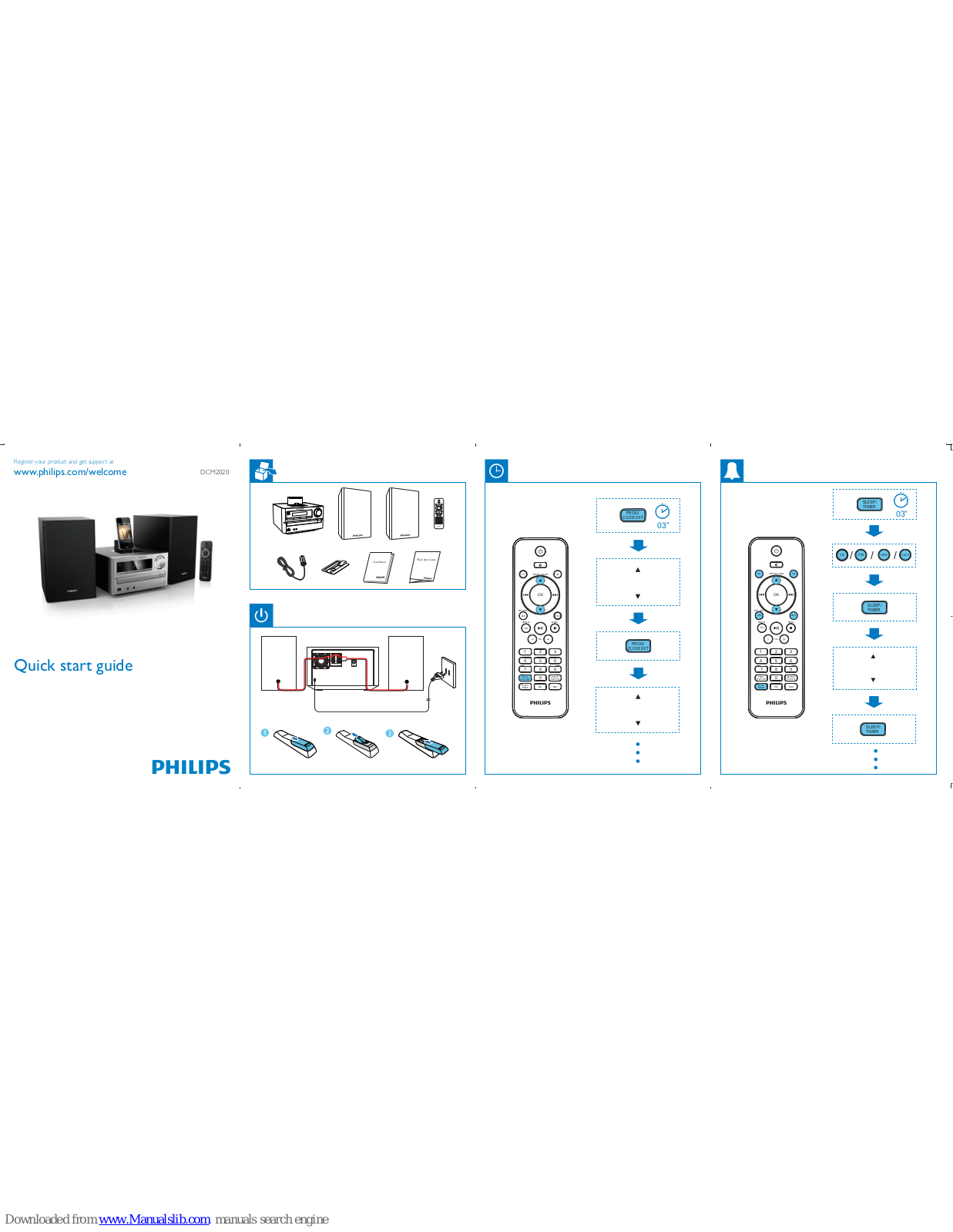 Philips DCM2020/93, DCM2020 Quick Start Manual - ManualMachine.com