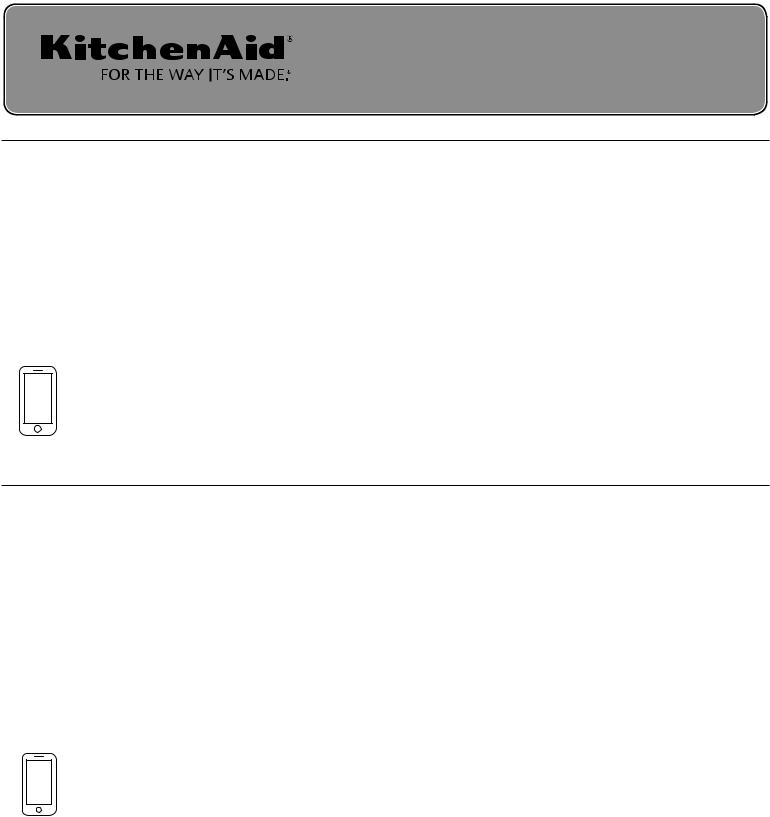 Kitchenaid KODE900HBS, KCES956HSS, KOSE900HBS, KOCE900HBS, KCES556HSS Connected Appliance Setup Guide