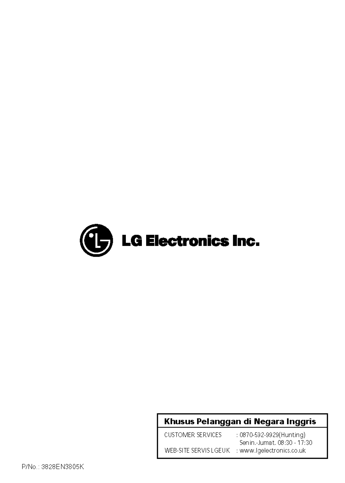 LG WD-80301TUP Manual book