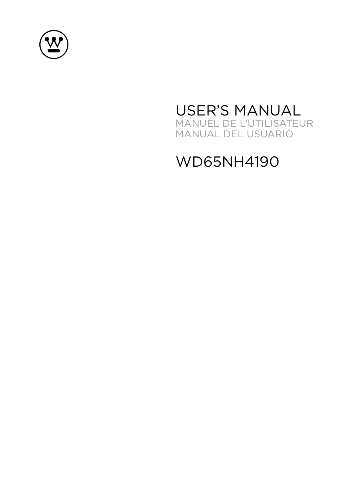 HKC WD65NH4190 User Manual