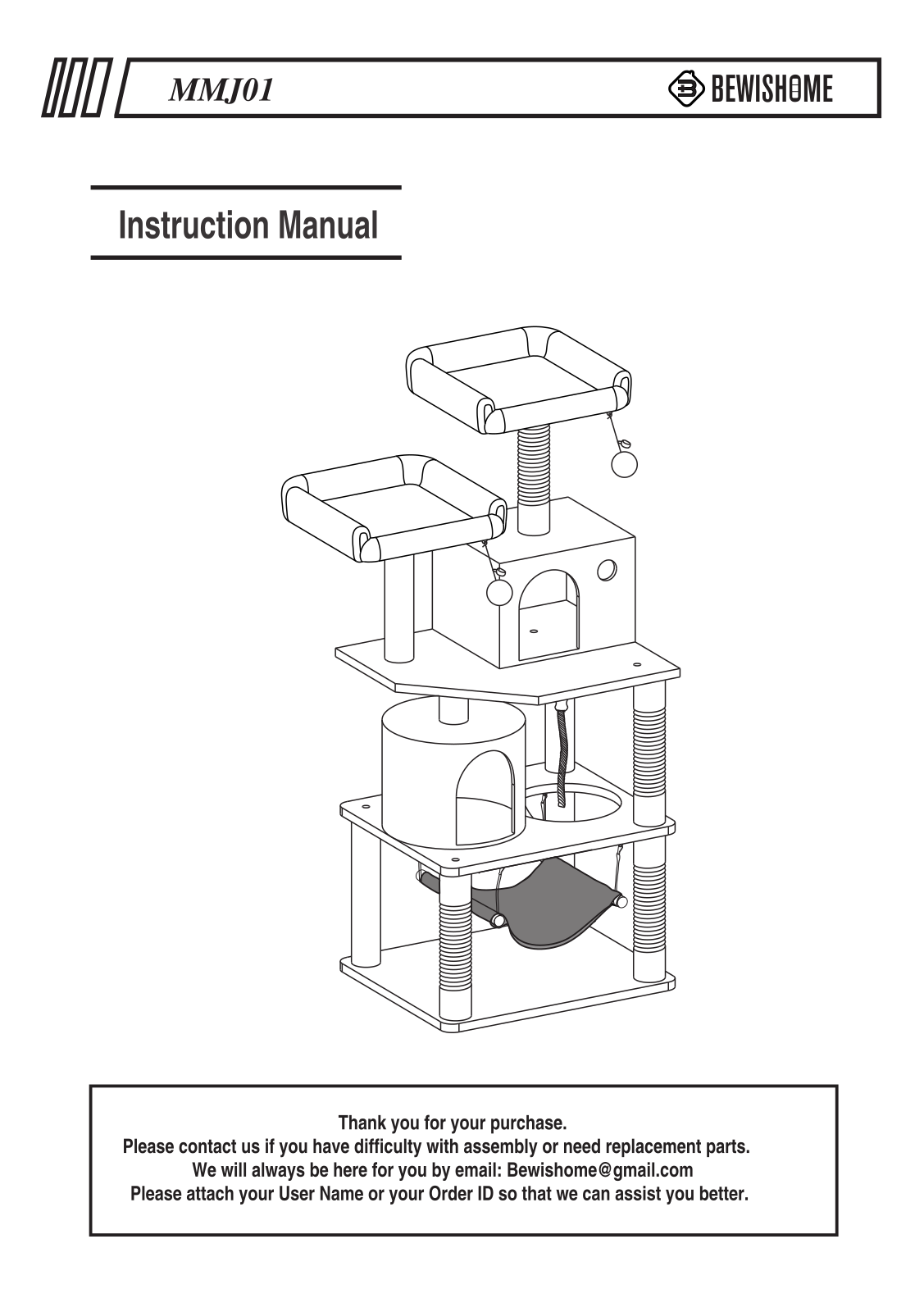 BEWISHOME CDSE1009 Installation & Assembly - ManualMachine.com