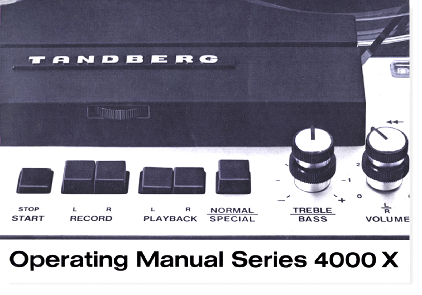 Tandberg 4000-X Owners manual