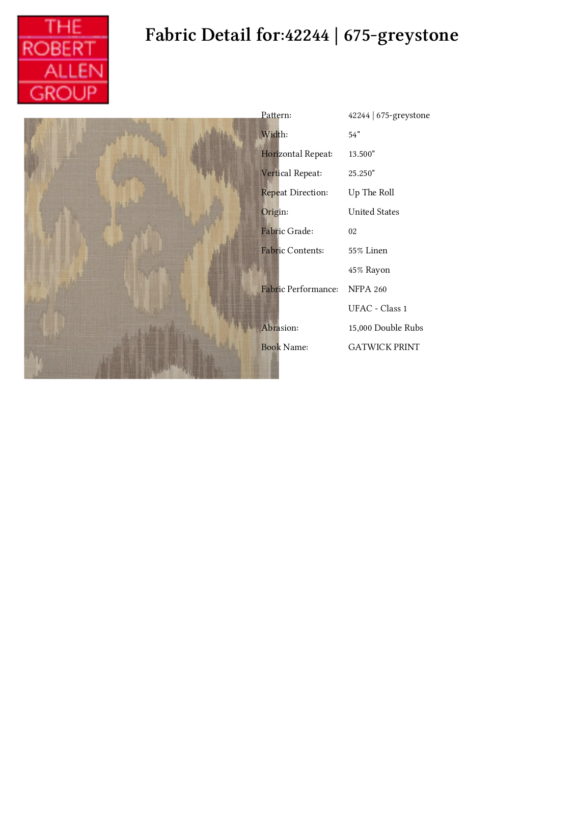 Duralee CRAL4932 Specifications - ManualMachine.com