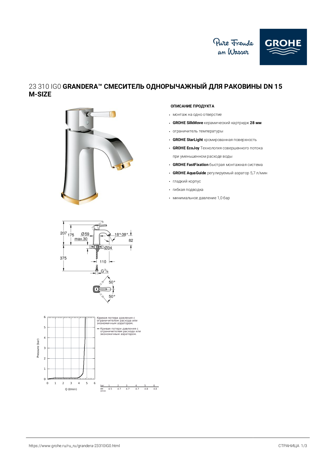 Grohe 23310IG0 User guide