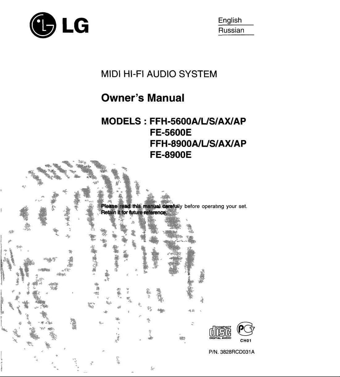 LG FE-5600E, FE-8900E, FFH-5600, FFH-8900 User Manual