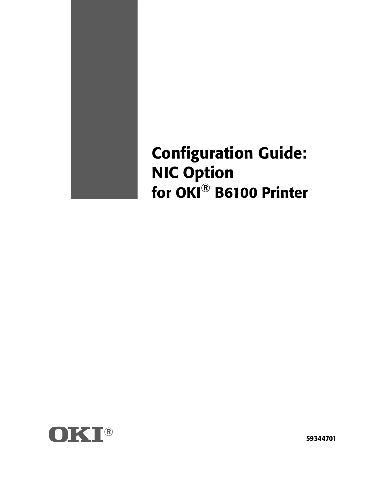 Oki B6100N, B6100 SETUP GUIDE