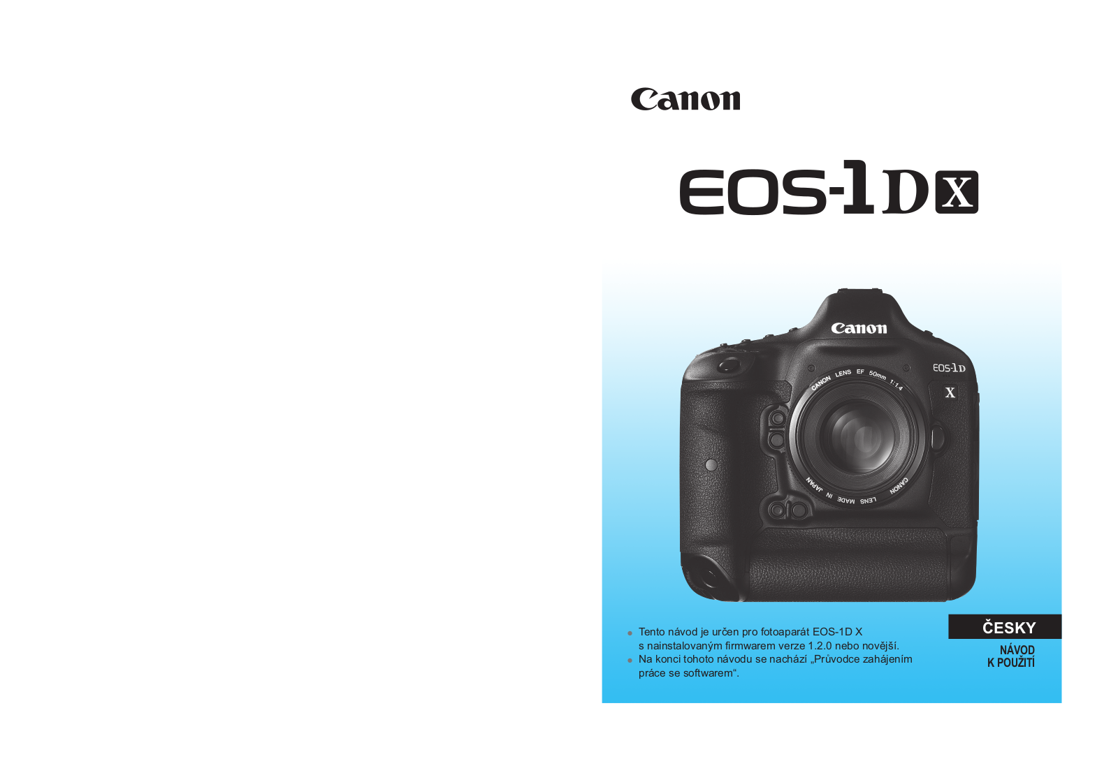 Canon EOS-1D X User Manual