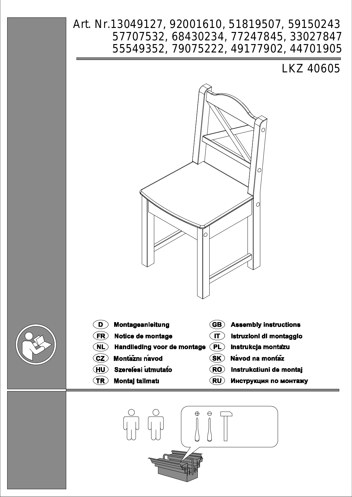 Home affaire Vanda Assembly instructions - ManualMachine.com