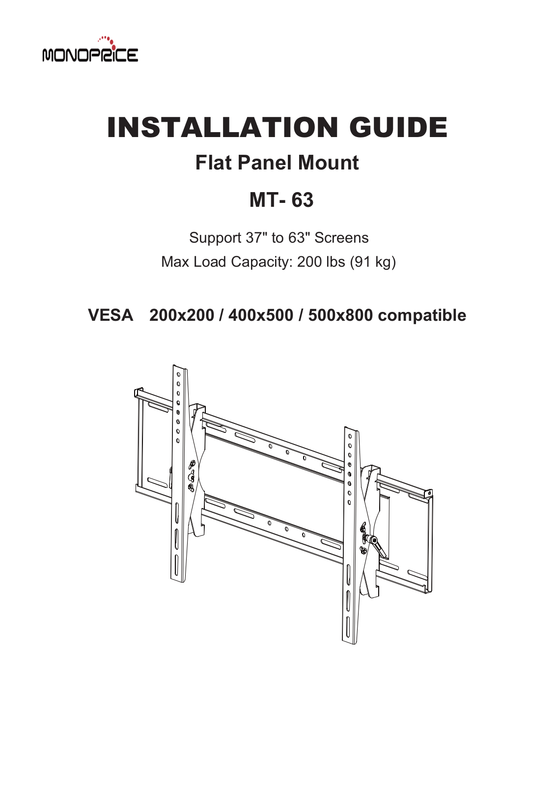 Monoprice MT-63 User Manual