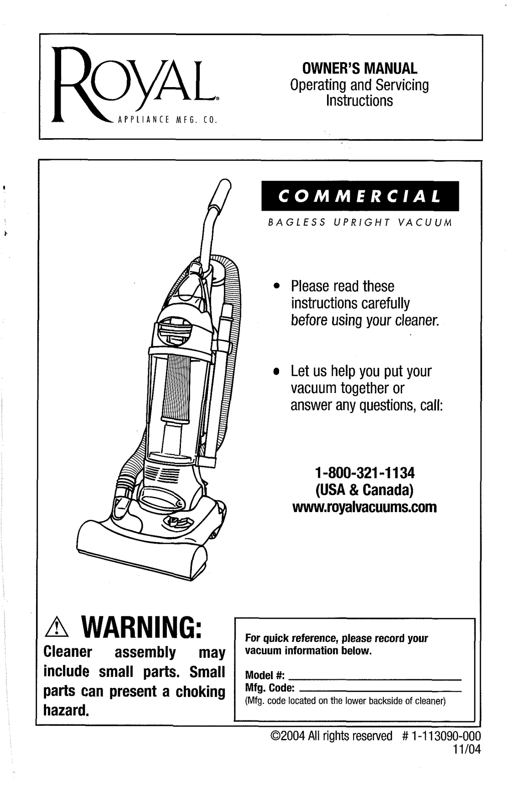 DIRTDEVIL MRY6100 User Manual - ManualMachine.com