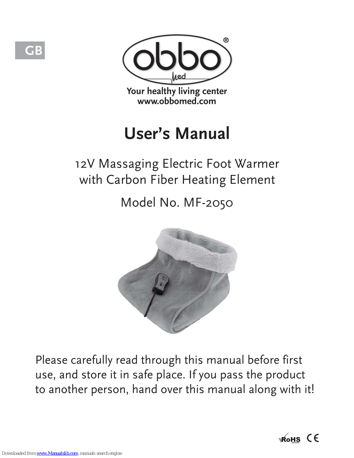 Obbo MF-2050 User Manual