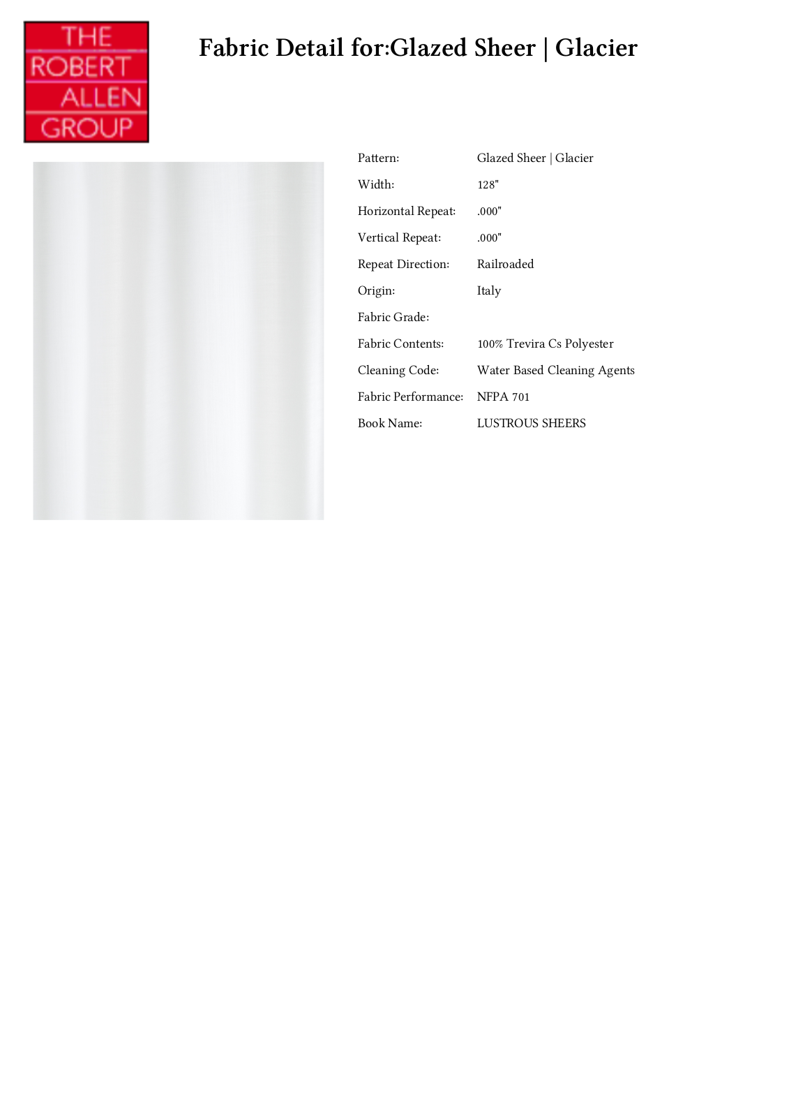 Robert Allen RALF1133 Specifications - ManualMachine.com