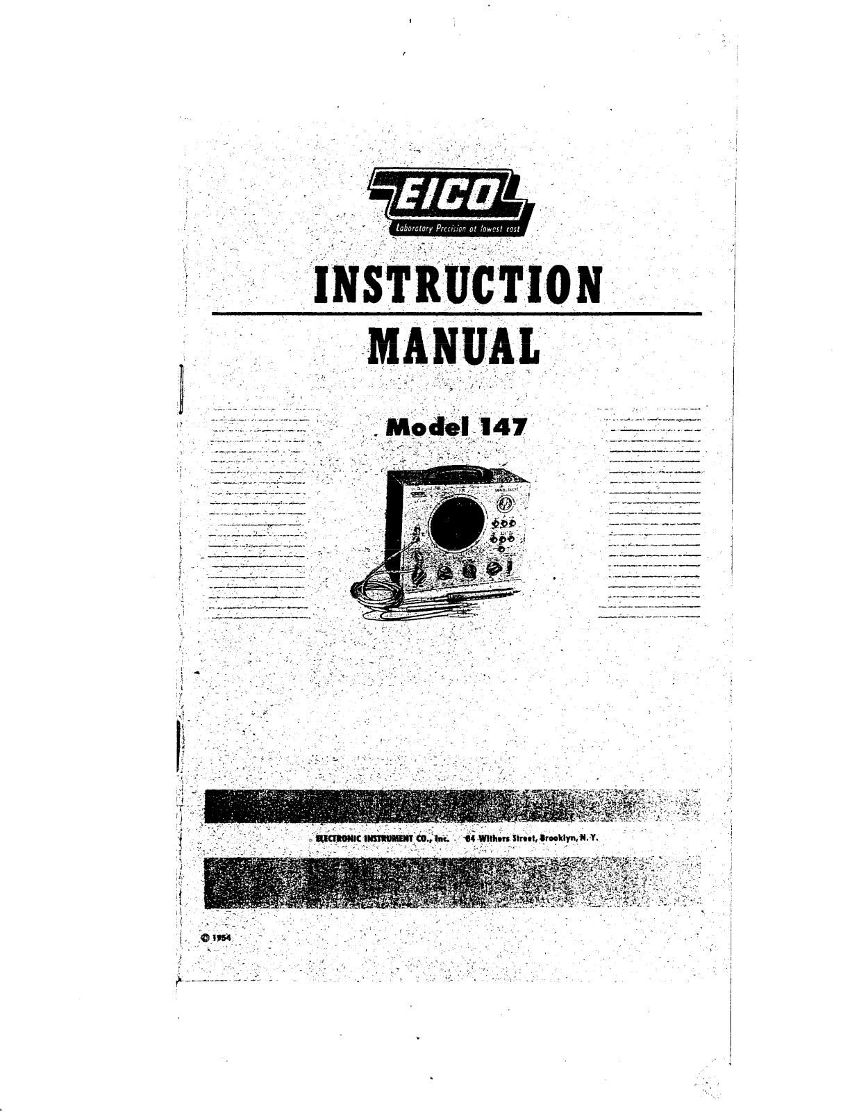 Eico 147 User Manual