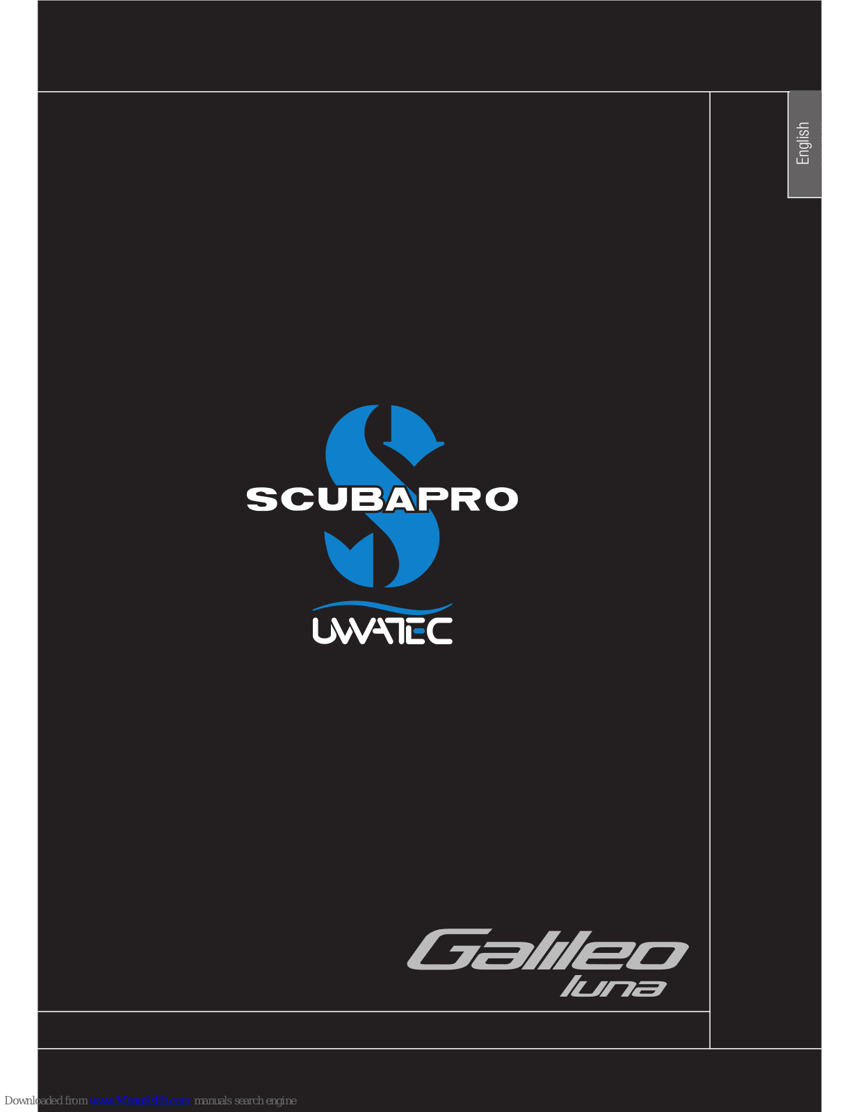 SCUBAPRO-UWATEC galileo luna,GALILEO LUNA User Manual