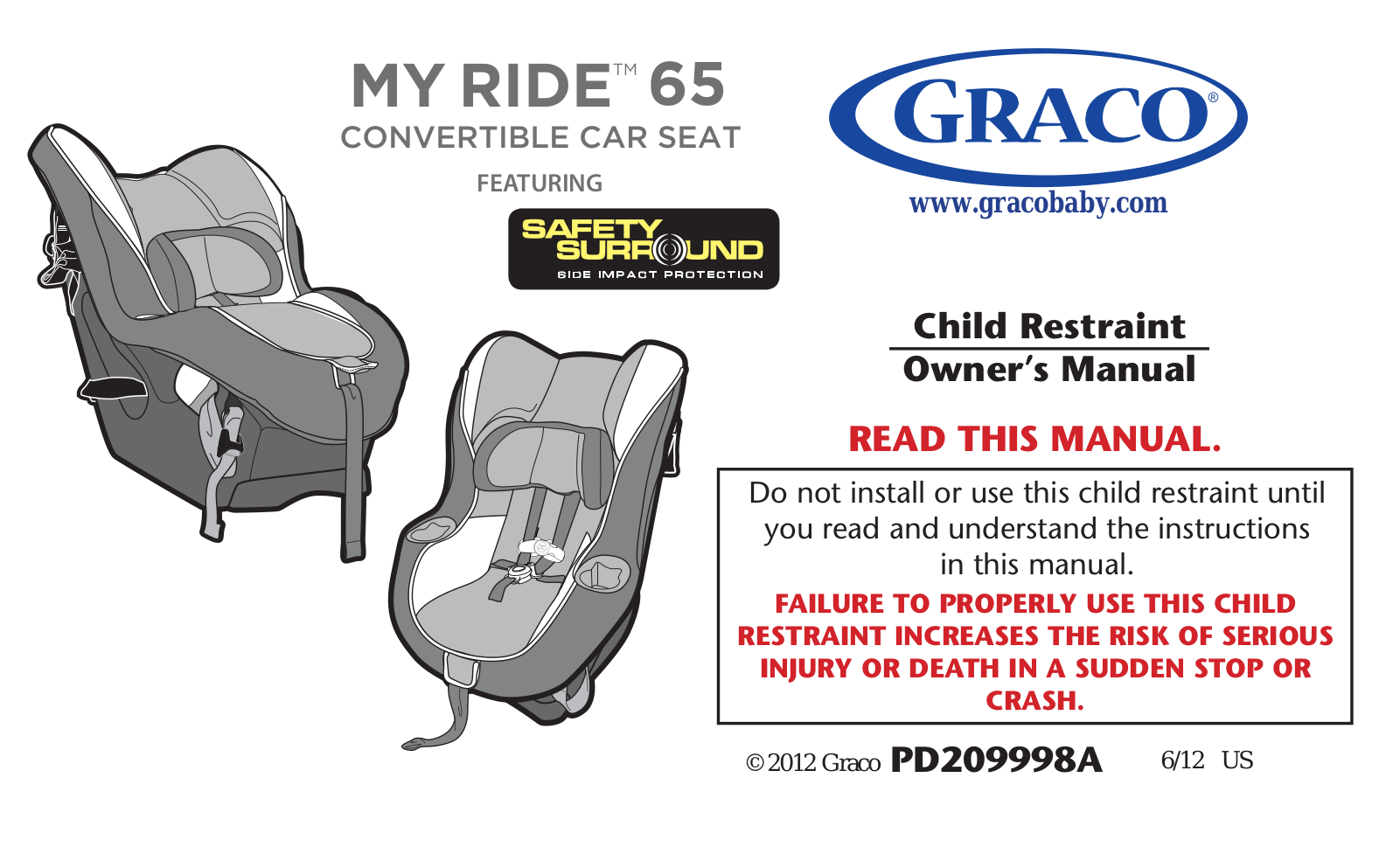 Graco PD209998A User Manual