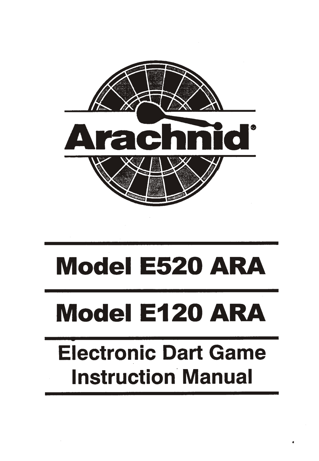 Arachnid E520H User Manual