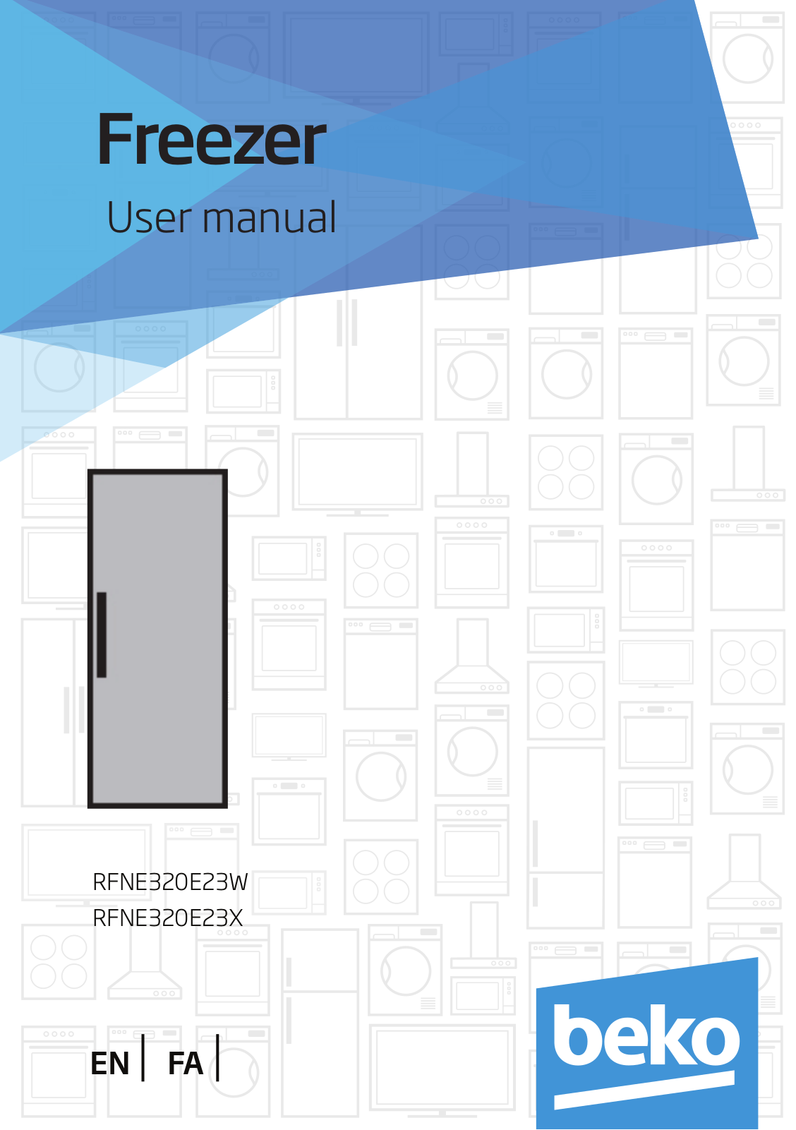 Beko RFNE320E23W, RFNE320E23X User manual