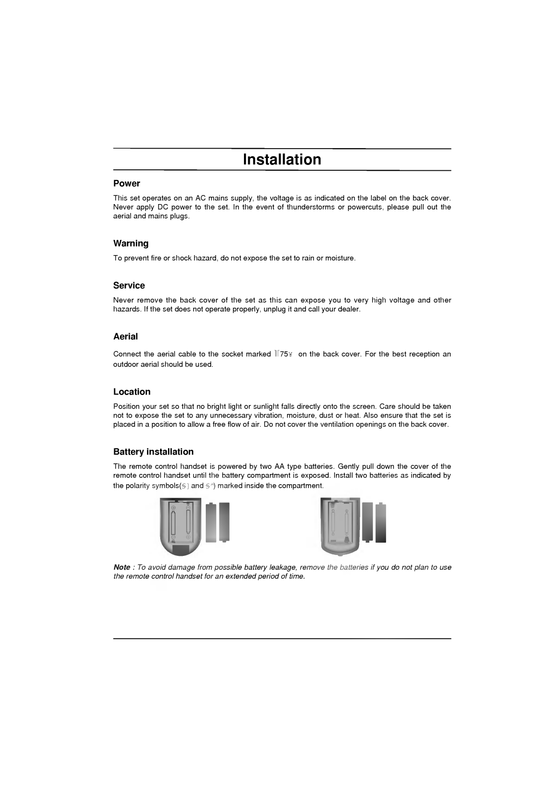 LG CF-21B80 User guide