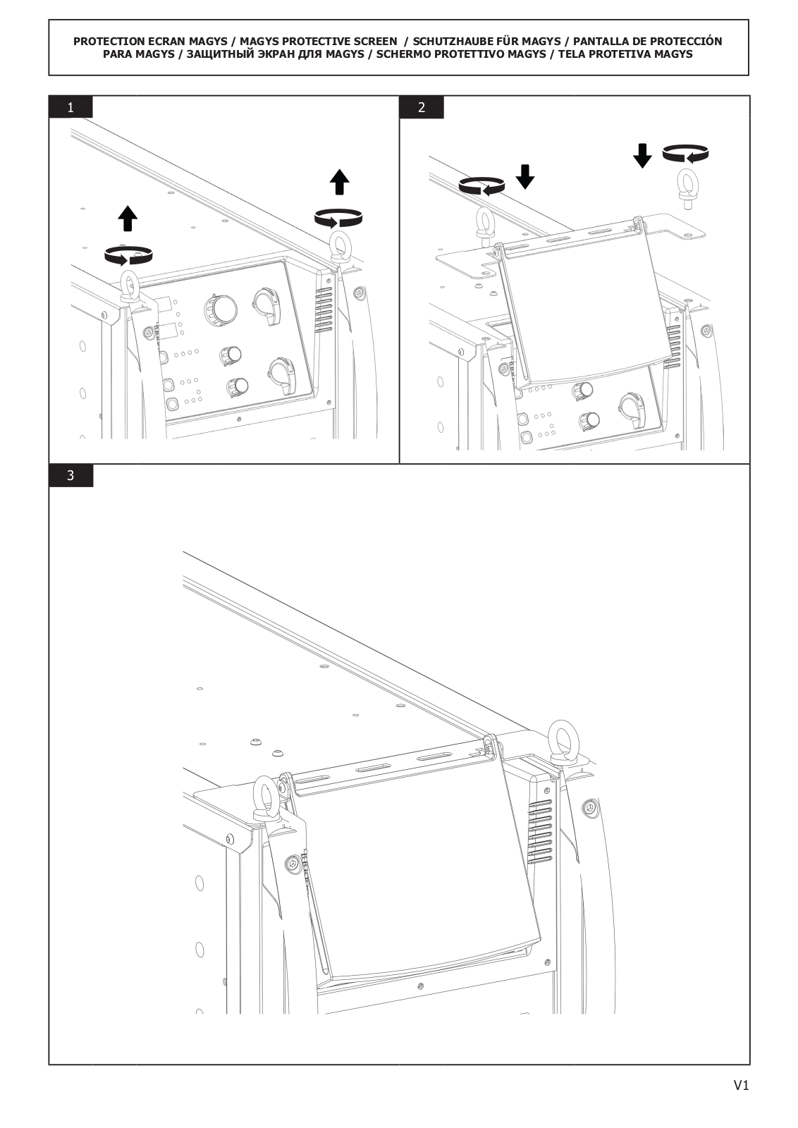 GYS MAGYS PROTECTIVE SCREEN User guide - ManualMachine.com