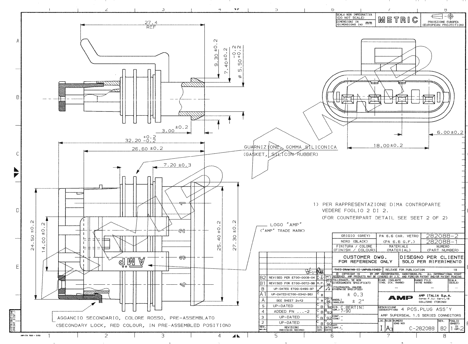 TYCO-ELECTRONICS SUPERSEAL 4B Datasheet - ManualMachine.com