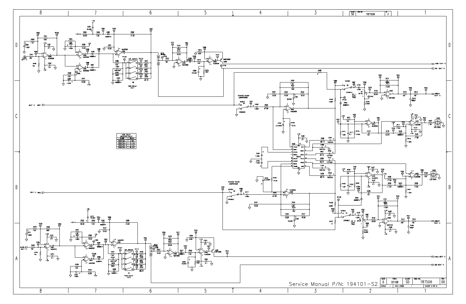 BOSE SD187506 0 2 Schematic