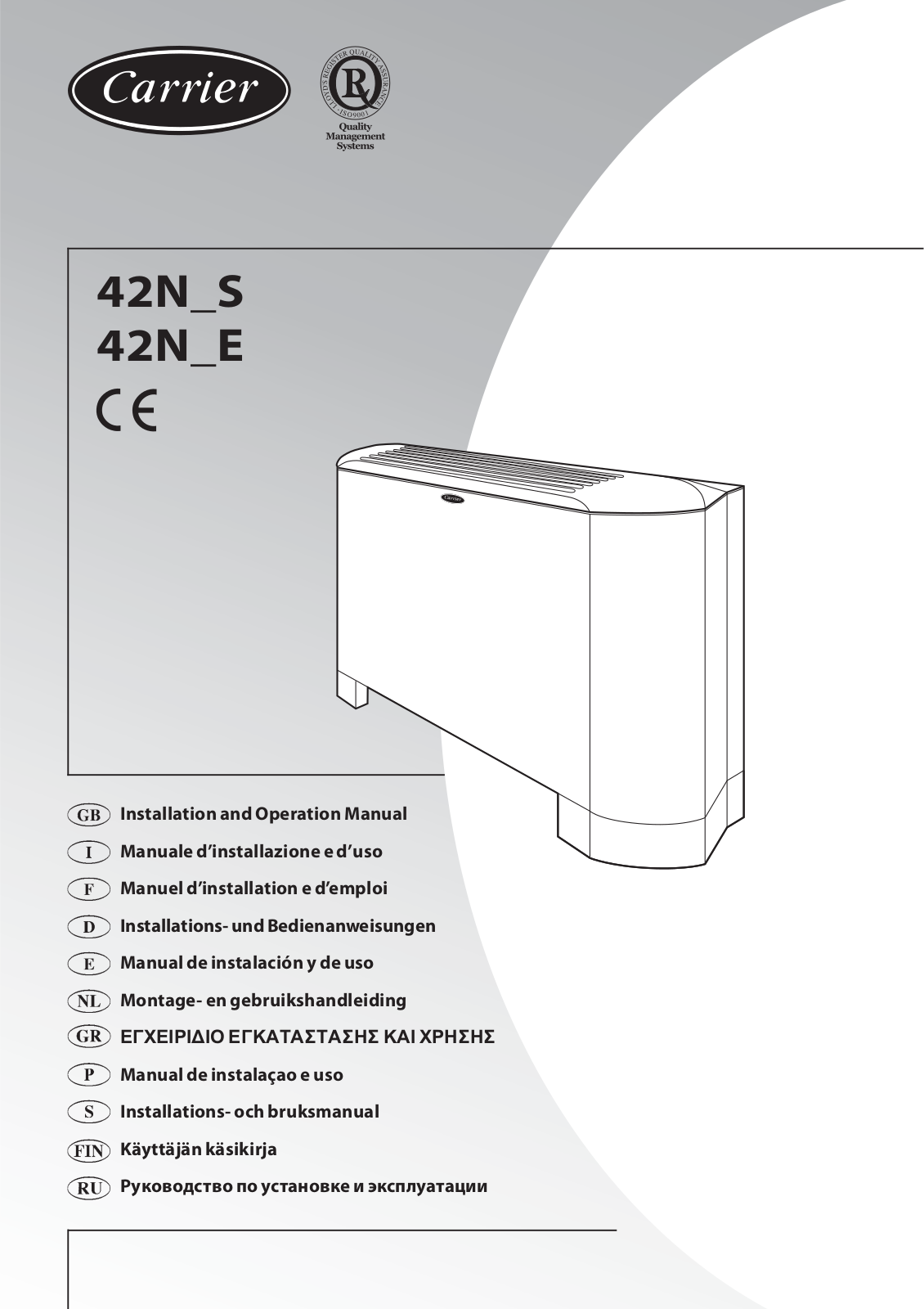 CARRIER 42N-S, 42N-E User Manual