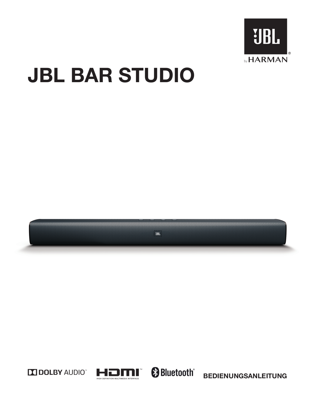 JBL Bar Studio Operation Manual