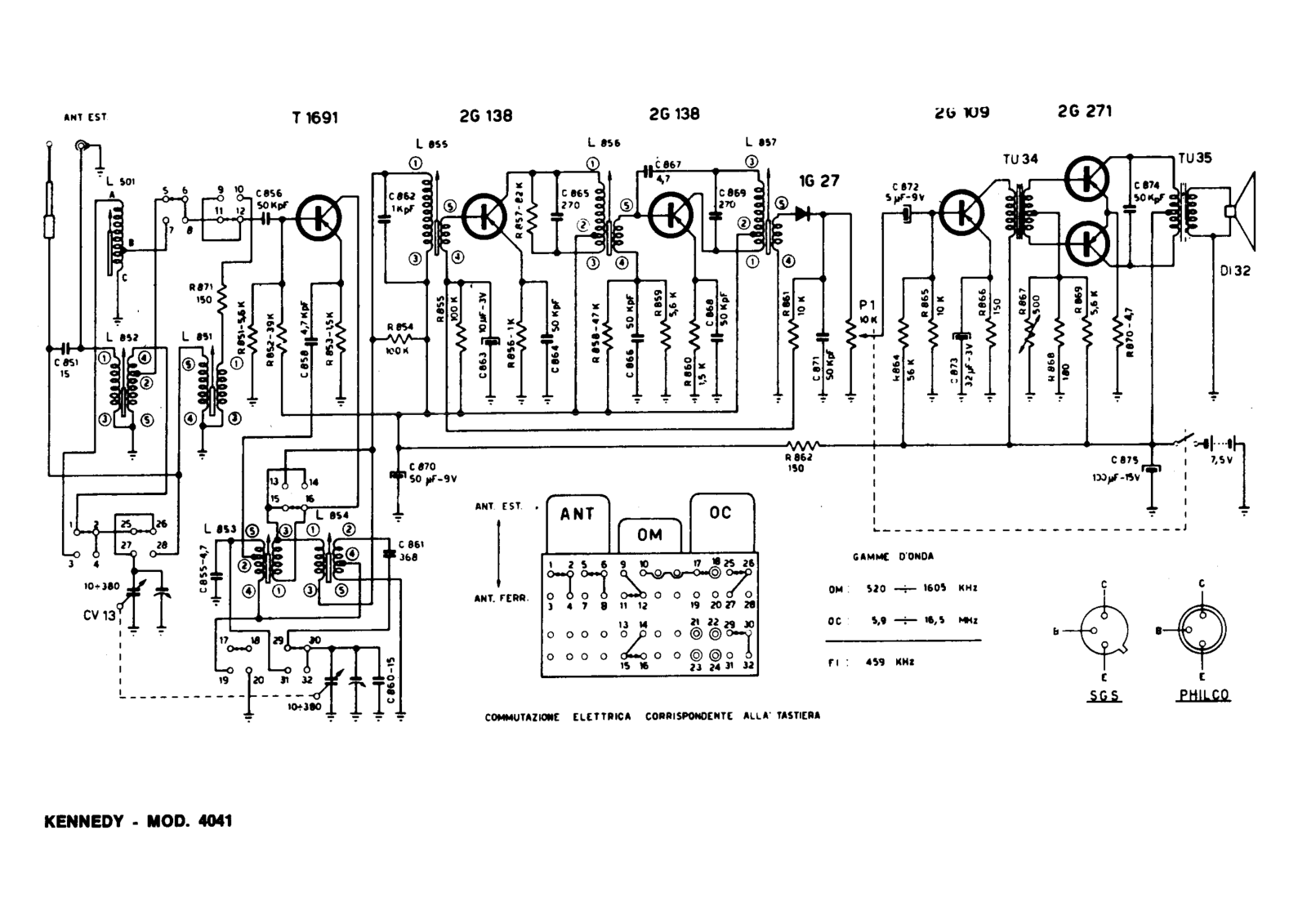 Kennedy 4041 schematic