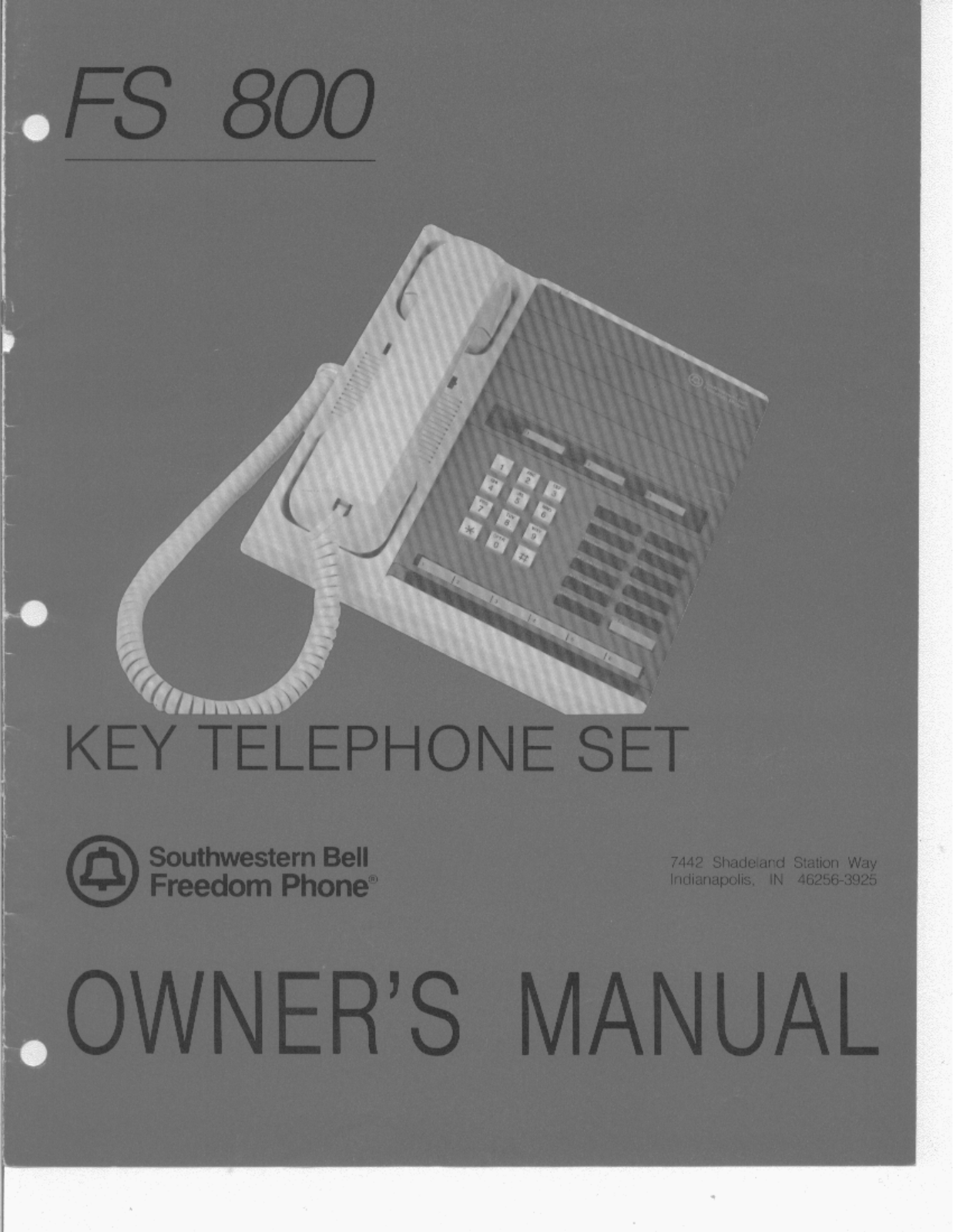 Southwestern Bell FS 800 User Guide