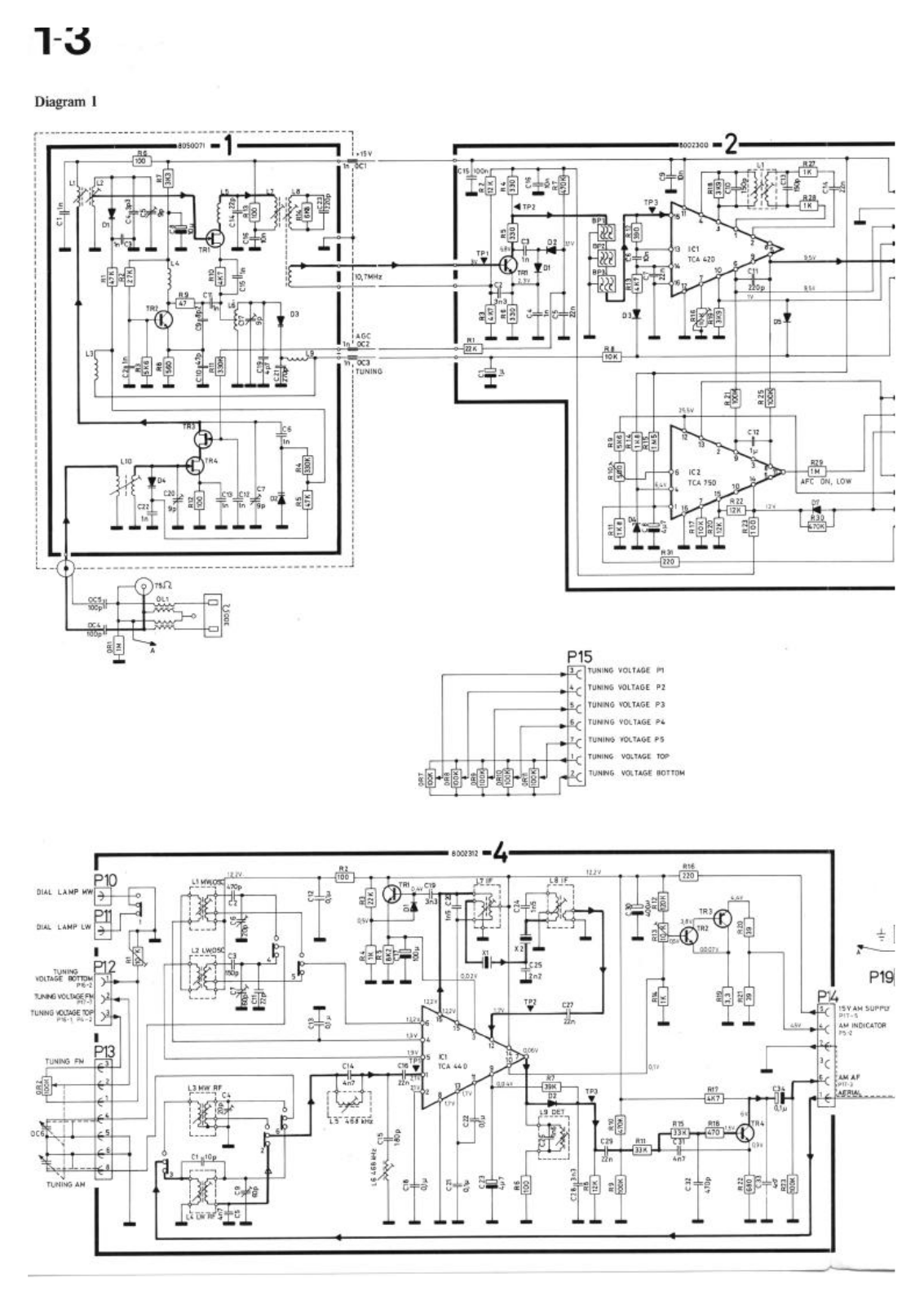 Bang Olufsen Beocenter 4000 Schematic