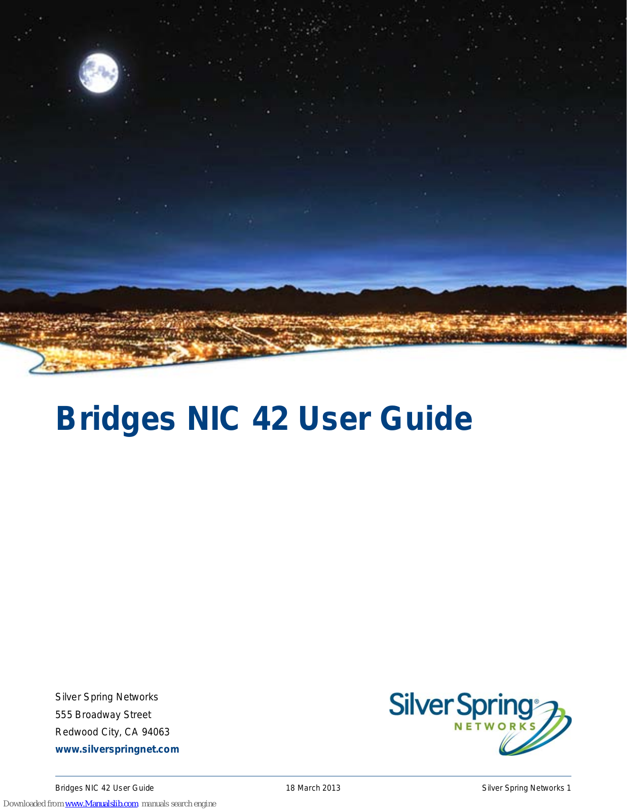 Silver Spring Bridges NIC 42 User Manual